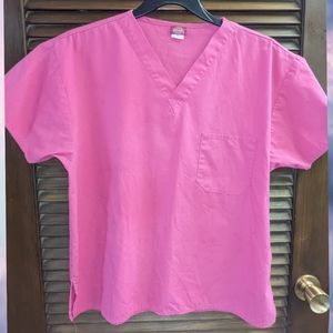 Pink Dickies scrub top
